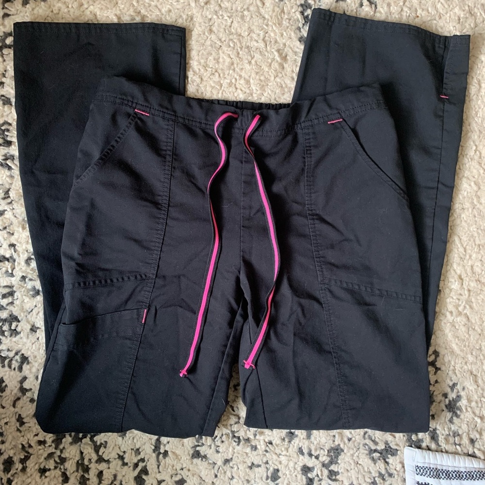 Drawstring Cargo Scrub Pants